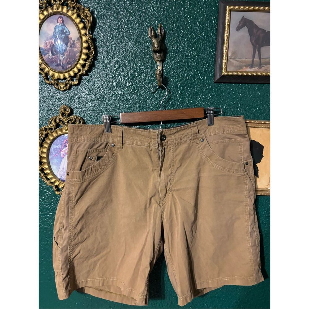 KUHL Tan Nylon Shorts Size 38